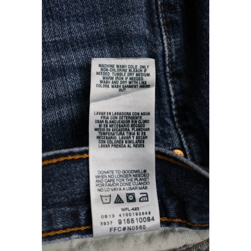 LEVIS SIGNATURE Jeans Mens 30x32 Slim Straight Dark Wash Everyday Wear - Picture 10 of 11